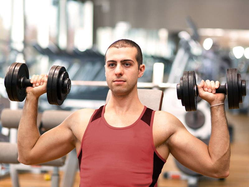  Buy the best types of dumbbell overhead at a cheap price 